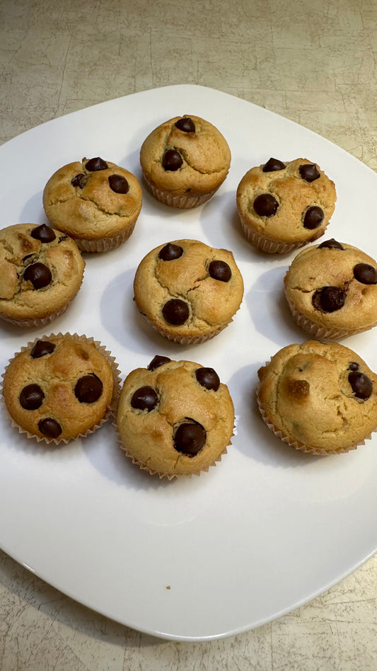 Mini Cupcakes Con Chips de Chocolate